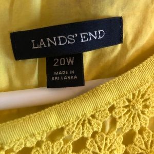 Landsend yellow lace dress